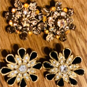 Vintage Rhinestone Earrings